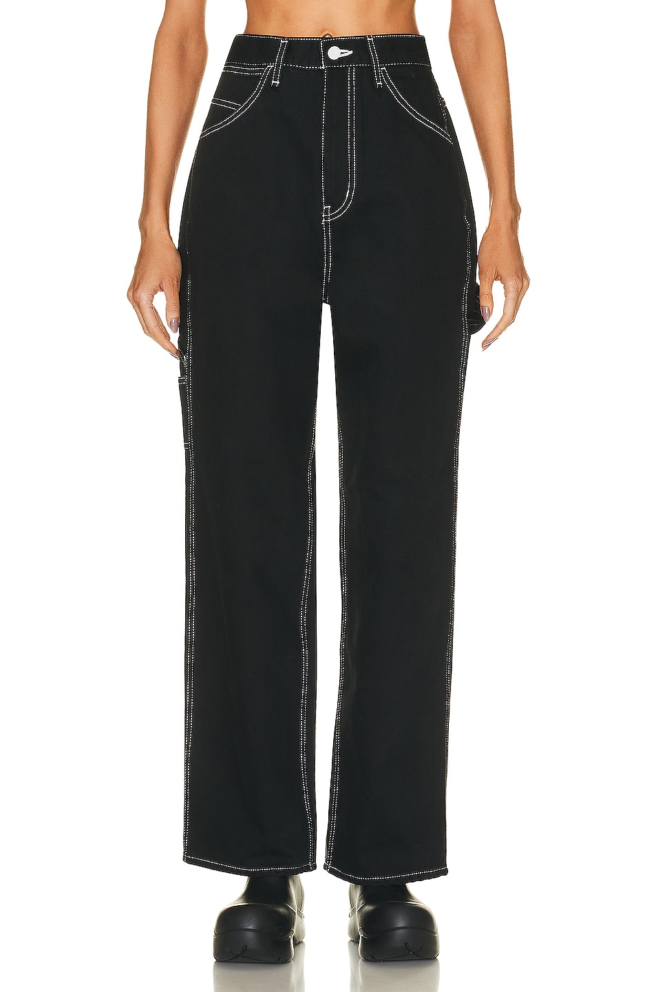 Image 1 of Moussy Vintage Tecolote Painter Pant in Black