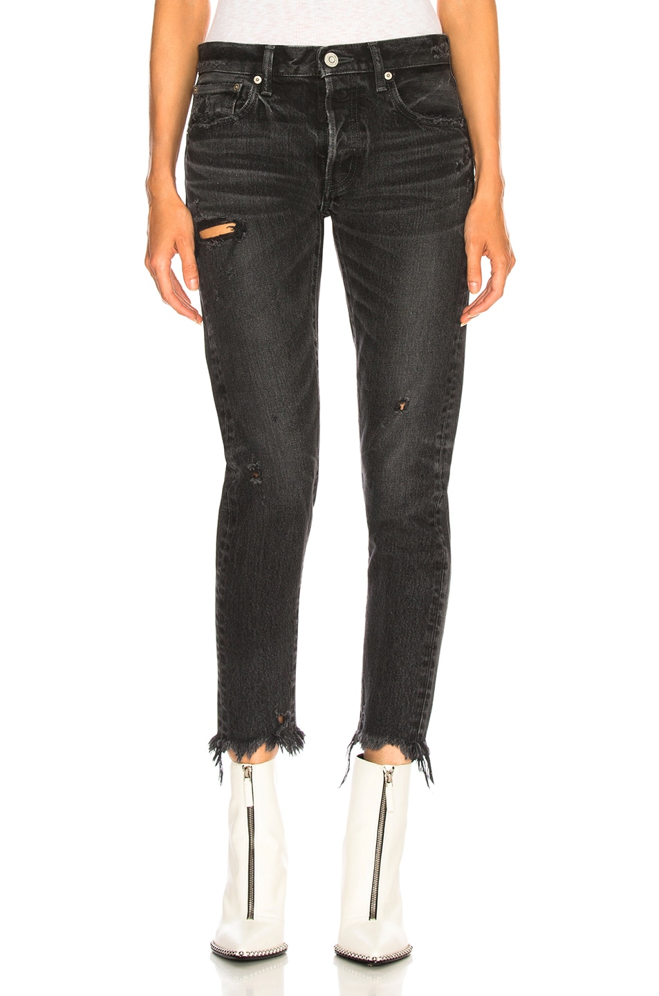 Image 1 of Moussy Vintage Kelley Tapered in Black