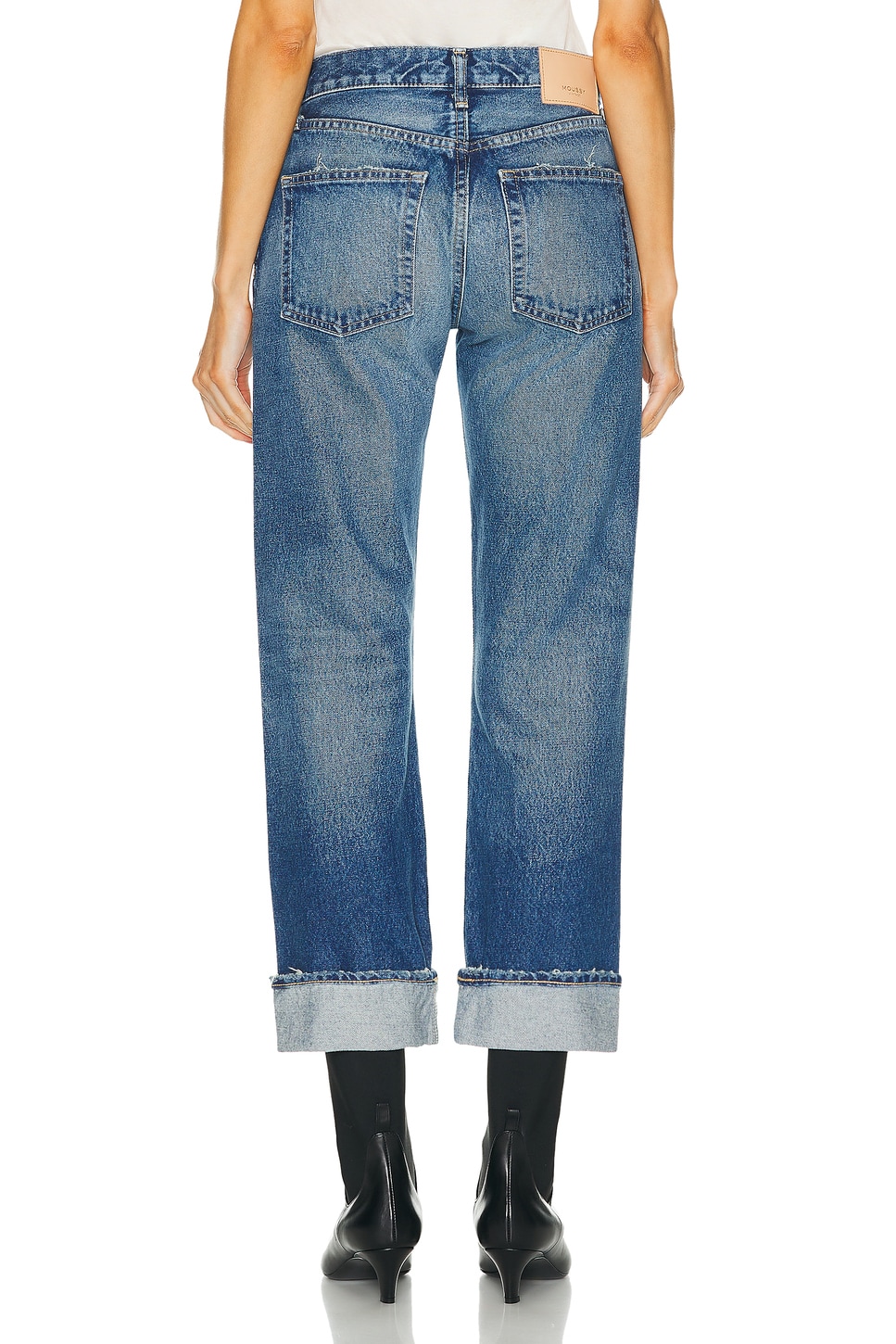 Image 3 of Moussy Vintage Foxwood Straight in Blue