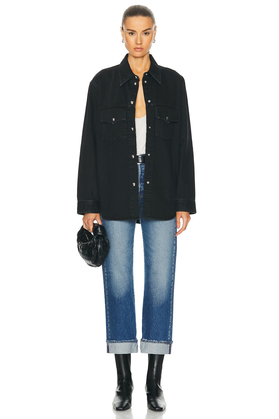 Image 4 of Moussy Vintage Foxwood Straight in Blue