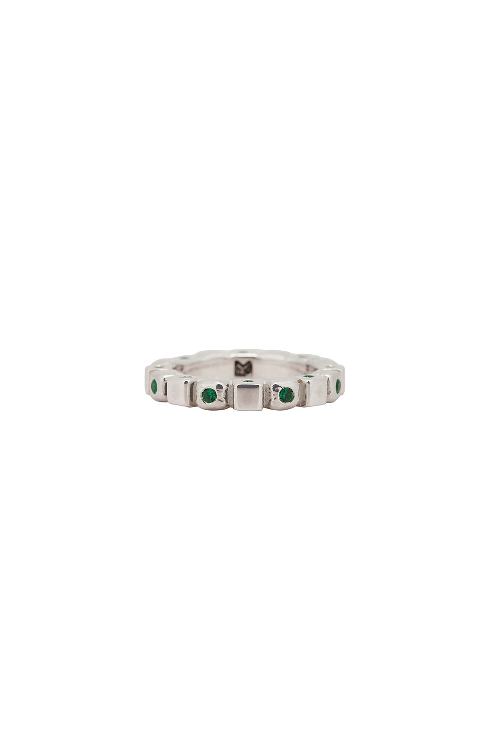 Image 1 of MAPLE Romis Ring in Silver 925 & Green Sapphire