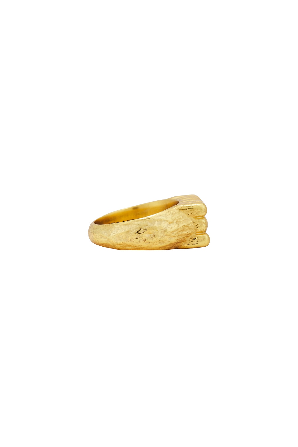 Image 1 of MAPLE Lil Pool Signet in 14k Gold P & Aquamarine