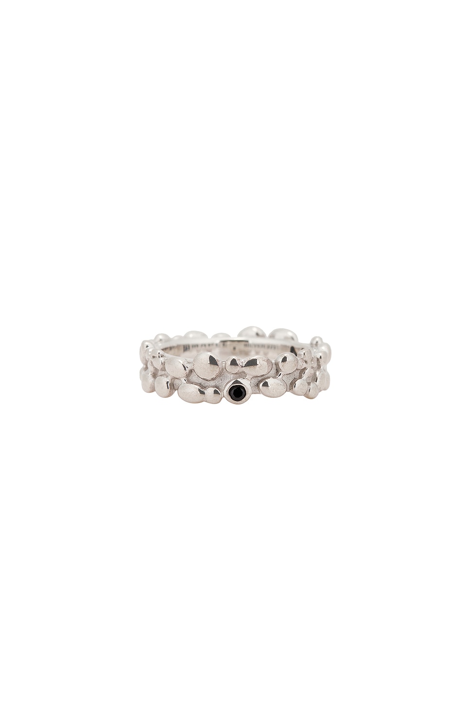 Tropique Ring in Metallic Silver