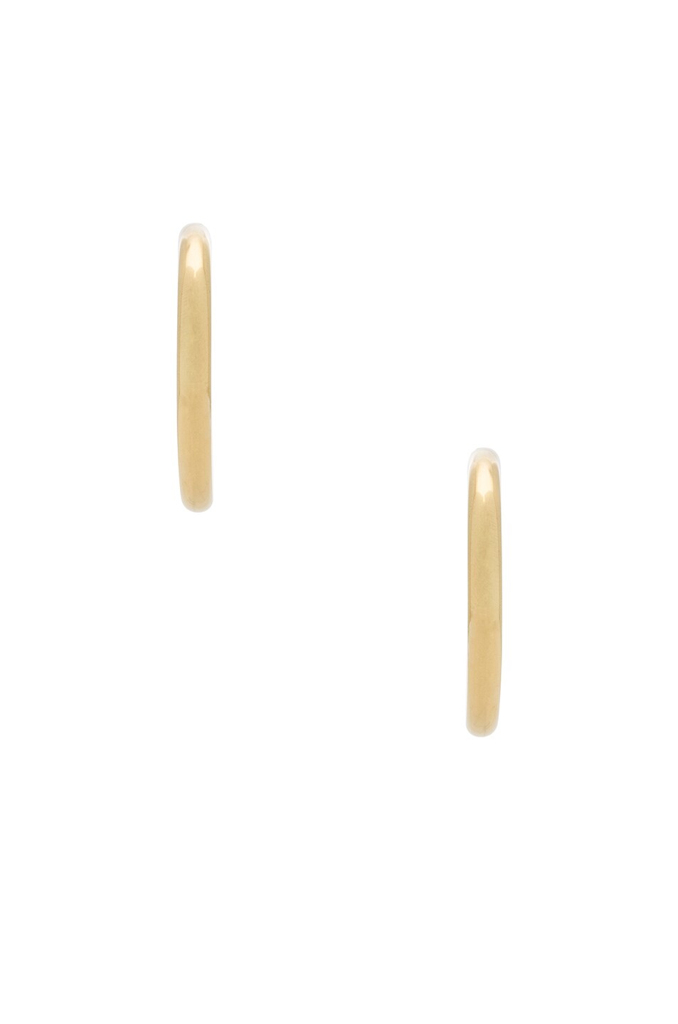 Marques Almeida Hoop Earrings In Gold Fwrd