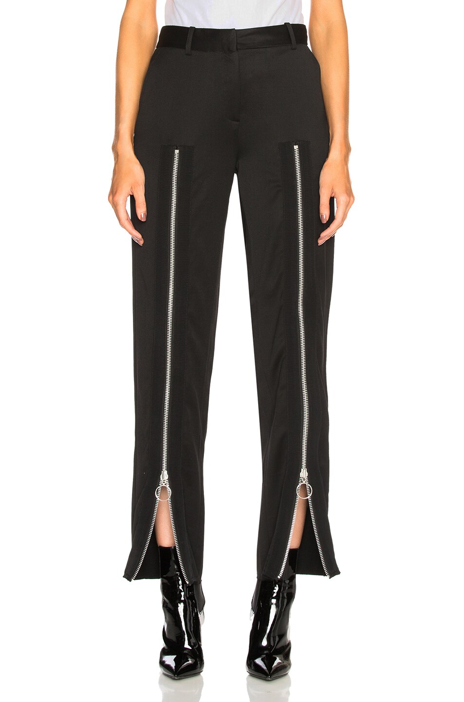 Image 1 of Marques ' Almeida Zip Front Trouser Pant in Black