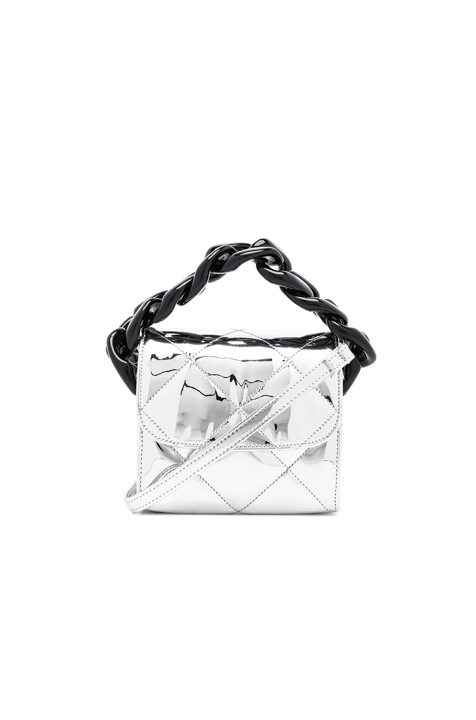 Image 1 of Marques ' Almeida Chain Bag in Silver