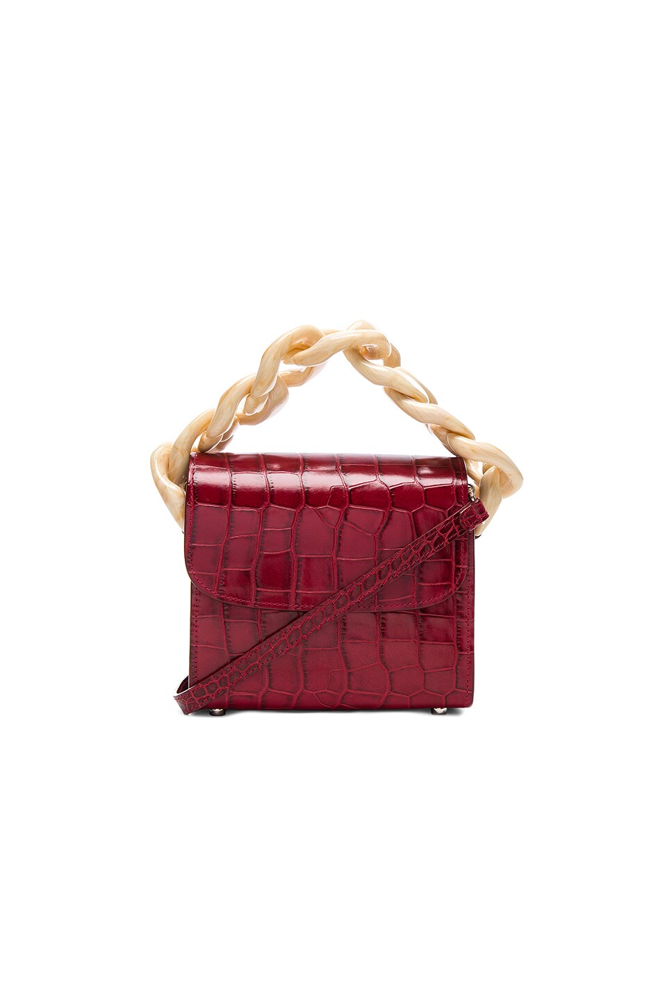 Image 1 of Marques ' Almeida Chain Bag in Red
