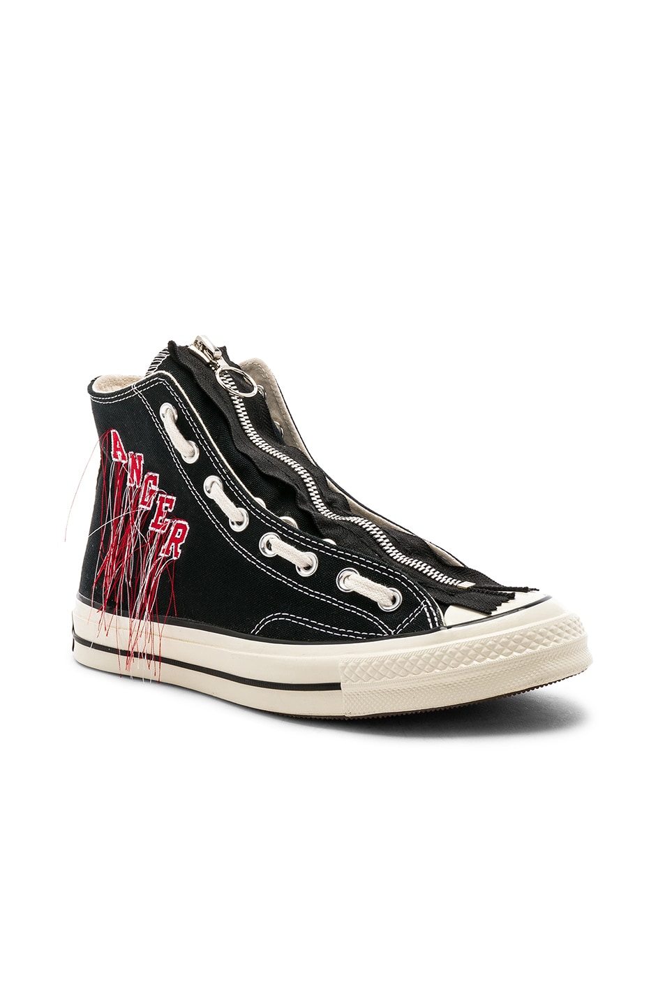 Image 1 of Mr. Completely Anger Converse Chuck Taylors in Black