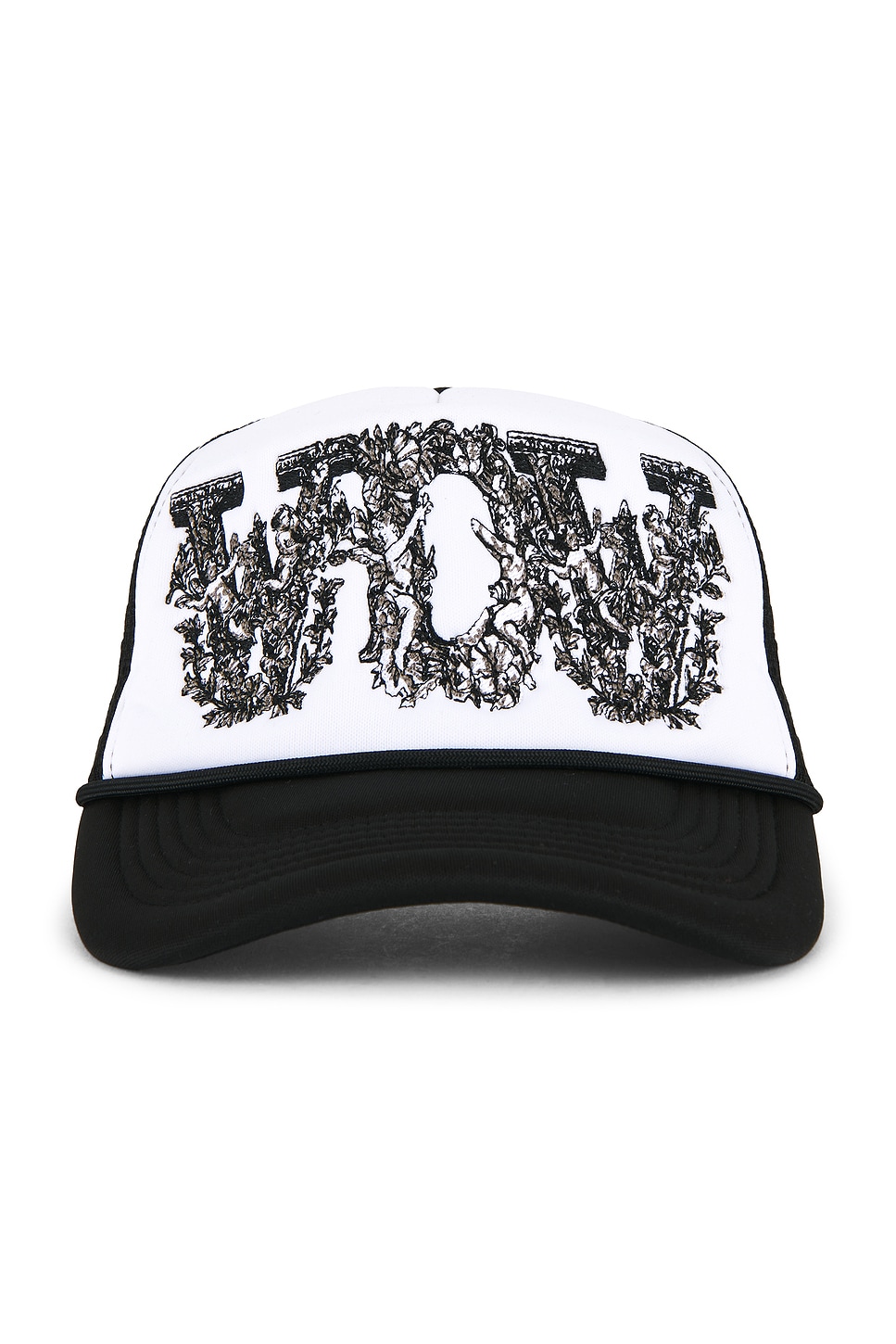 Who Decides War by Ev Bravado Baroque Trucker Hat