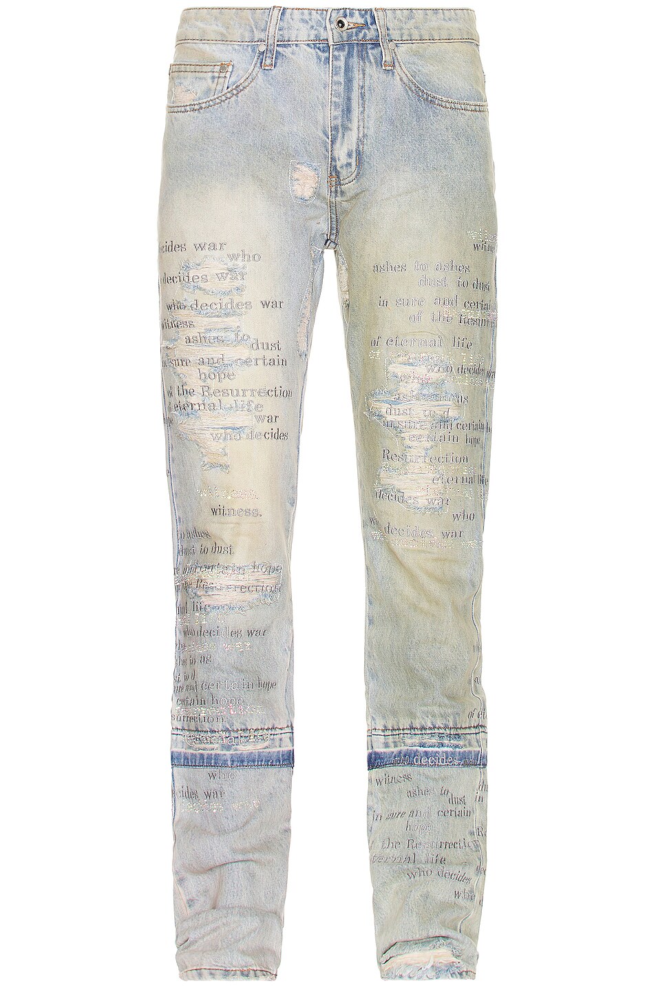 Image 1 of Who Decides War by Ev Bravado Ashes to Ashes Denim in Sky