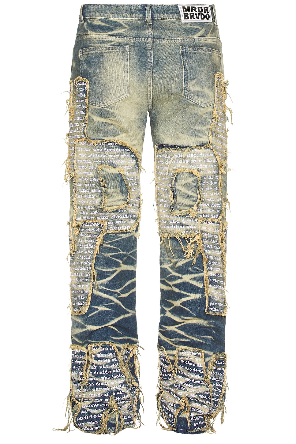 Shop Who Decides War By Ev Bravado Wdw Overlay Denim