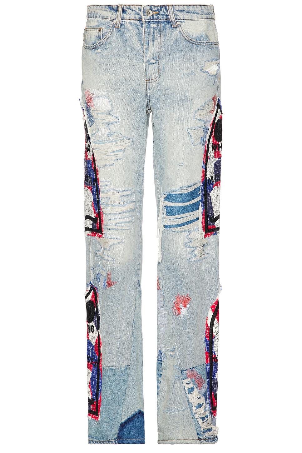 Image 1 of Who Decides War by Ev Bravado Glory Denim in Multi