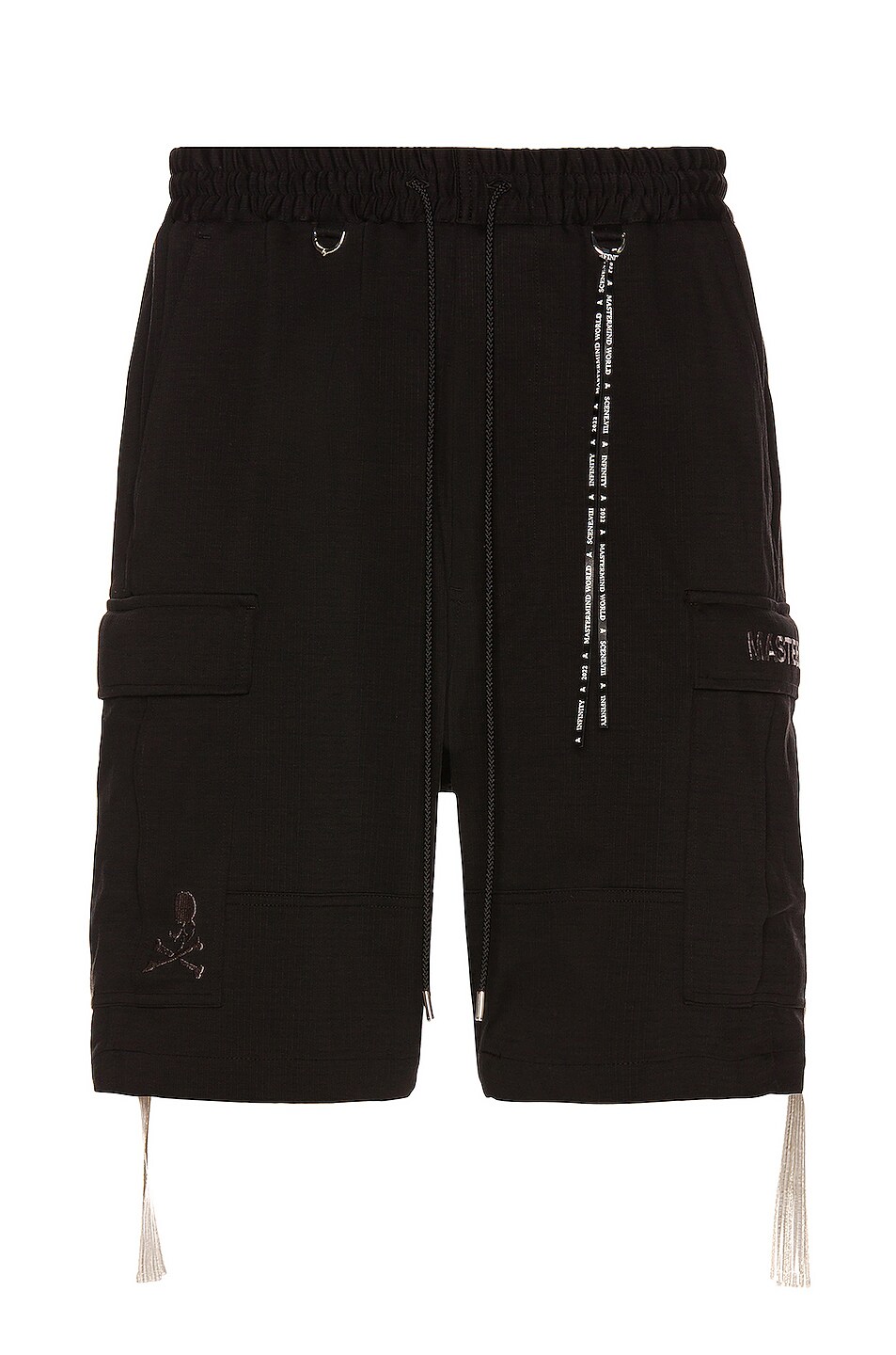 Image 1 of Mastermind World Rip-Stop Cargo Shorts in Black