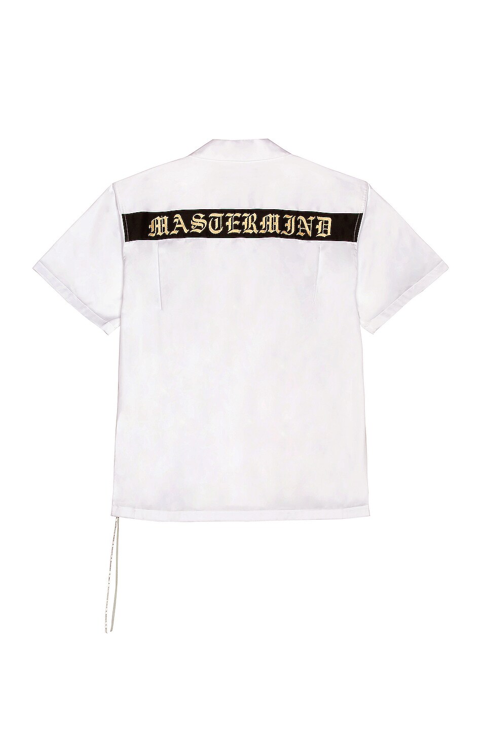 Image 1 of Mastermind World Masterseed Satin Shirt in White