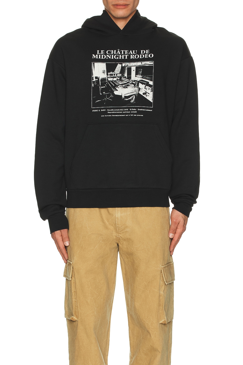 Image 1 of Midnight Rodeo Le Chateau Midnight Sweatshirt in Black Sand