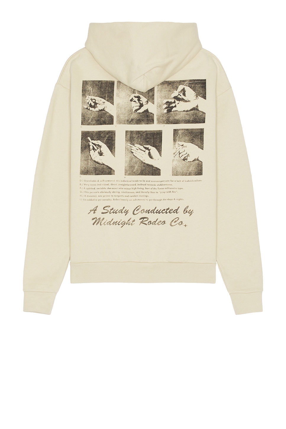 Cigarette Psychology Sweatshirt in Cream