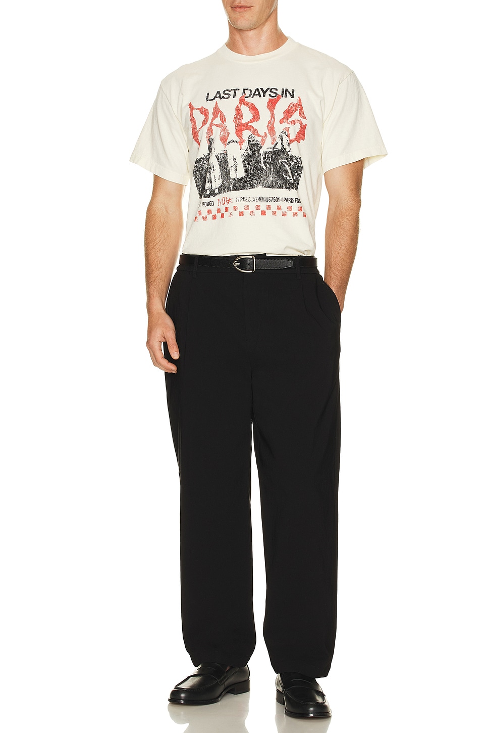 Image 1 of Midnight Rodeo Last Days in Paris T-Shirt in Cream