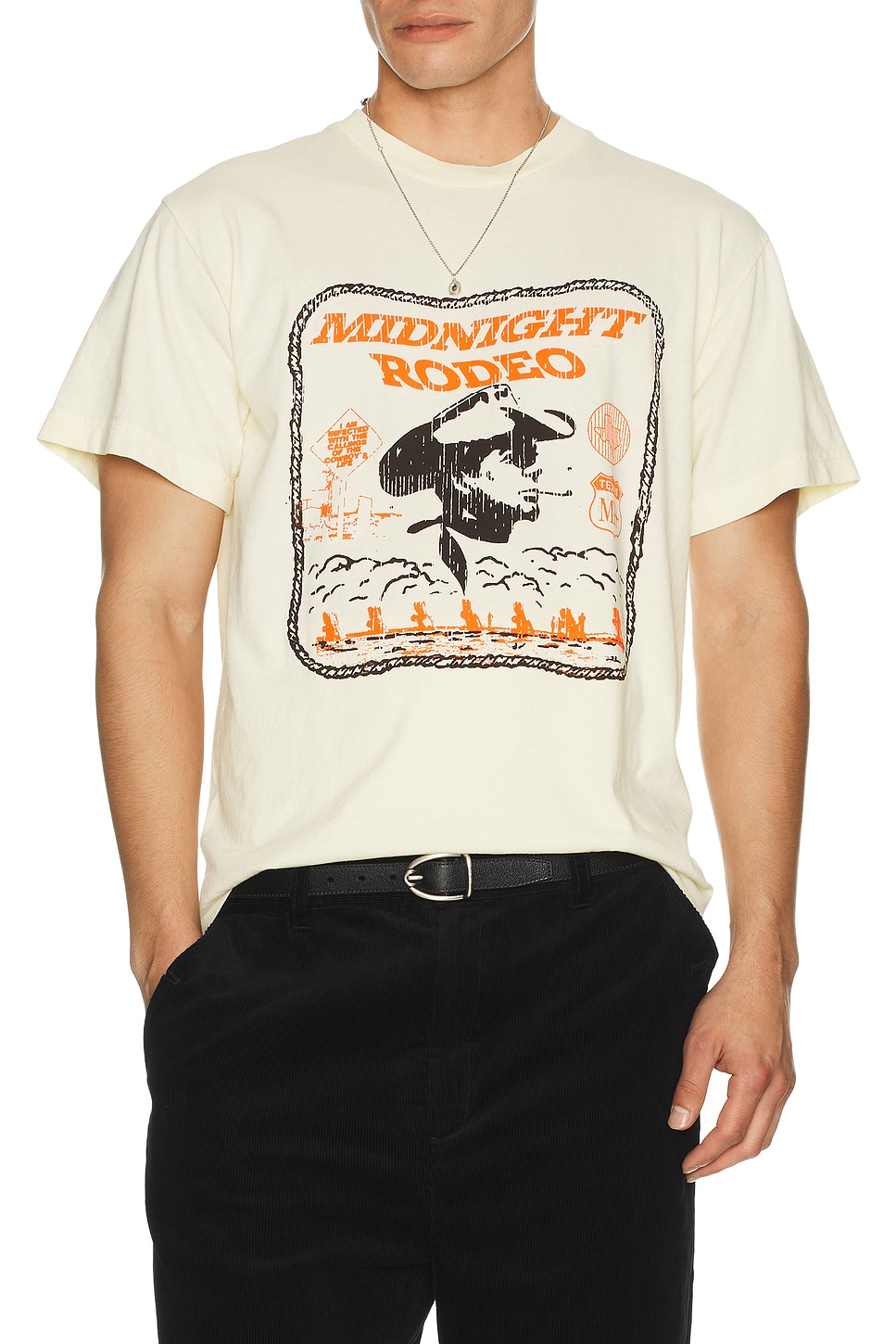 Image 1 of Midnight Rodeo Western Tee in Cream