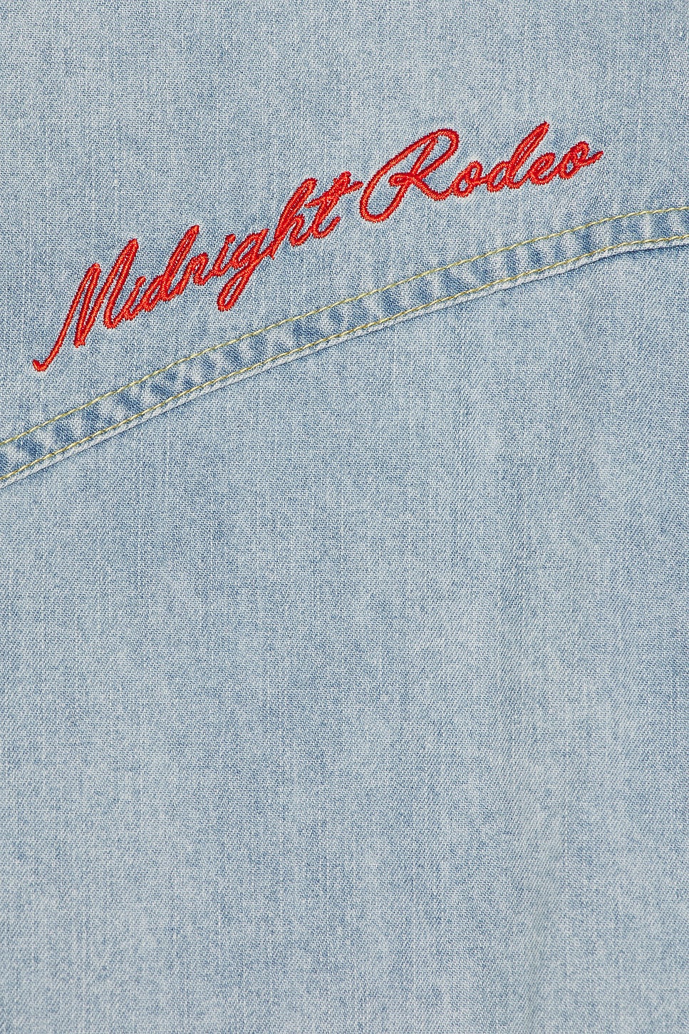 Distressed Denim Shirt - Thumbnail 3