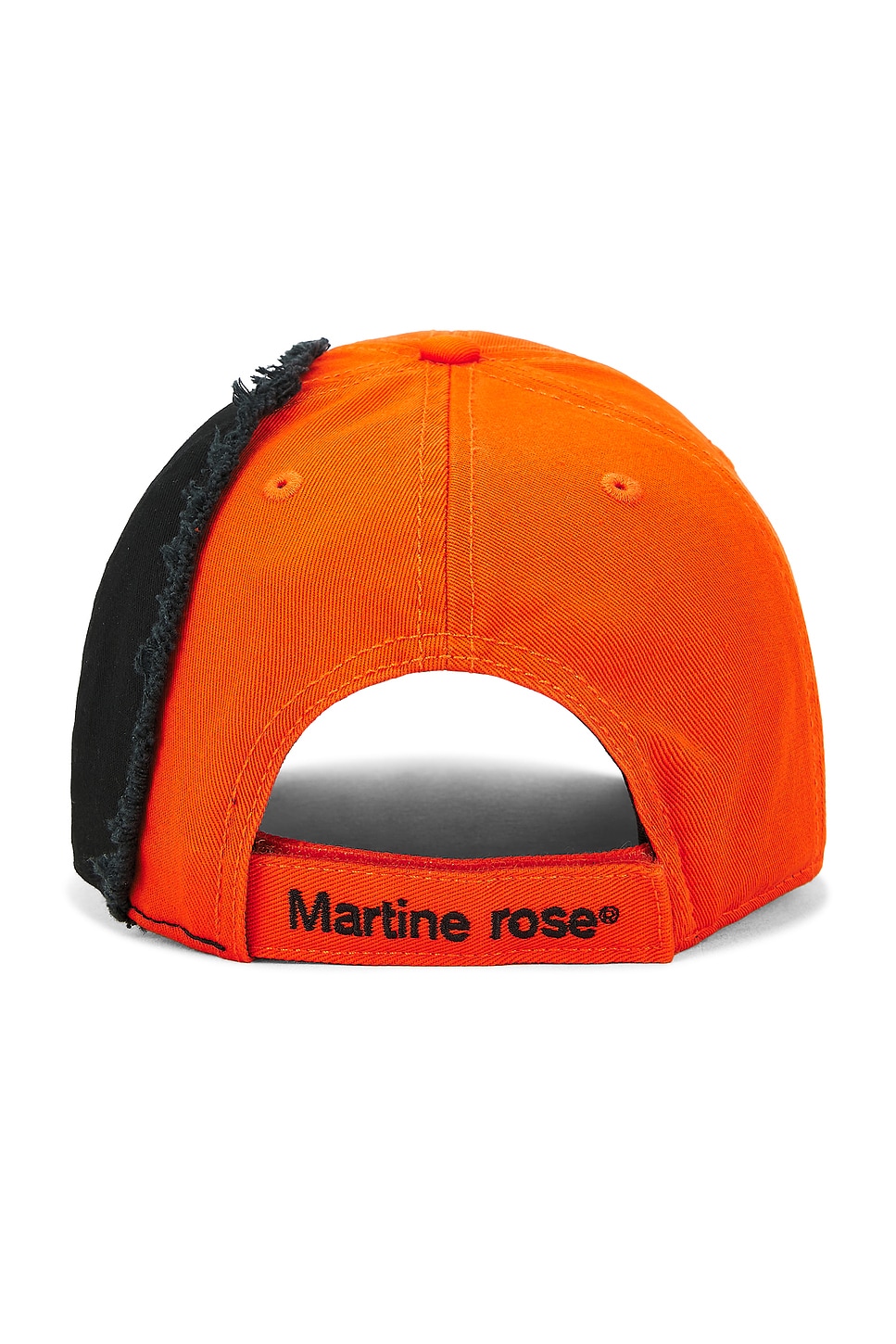 Martine Rose Collage Baseball Cap In Black