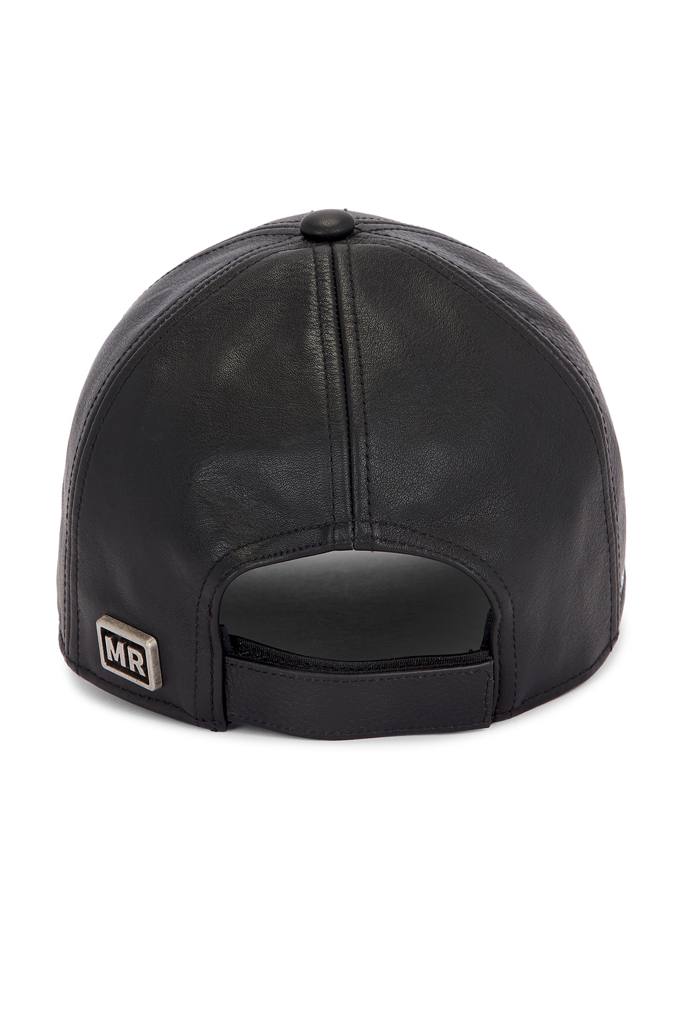 Shop Martine Rose Leather Cap In Black