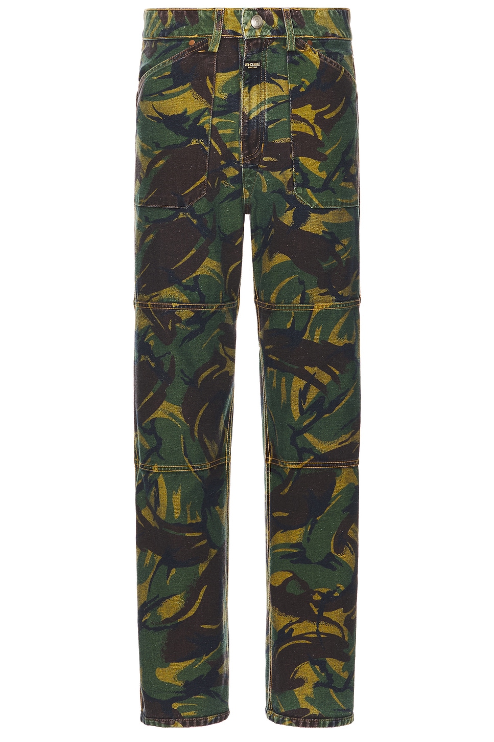 Image 1 of Martine Rose Reversible Camo Jean in Blue Camo