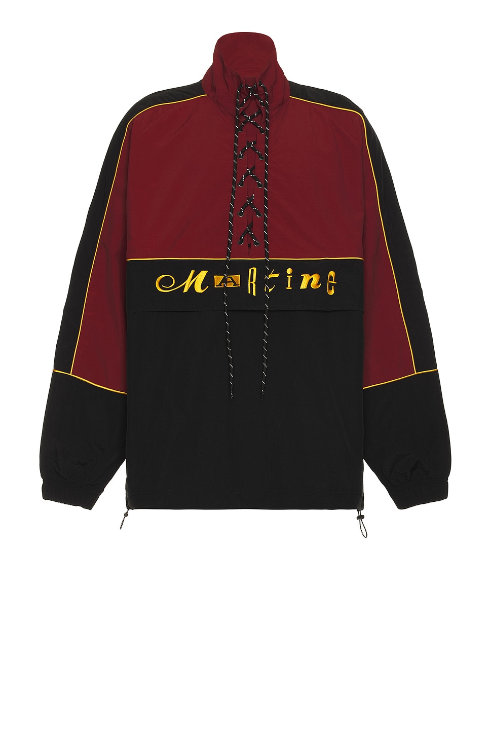 Lace Up Pullover in Black