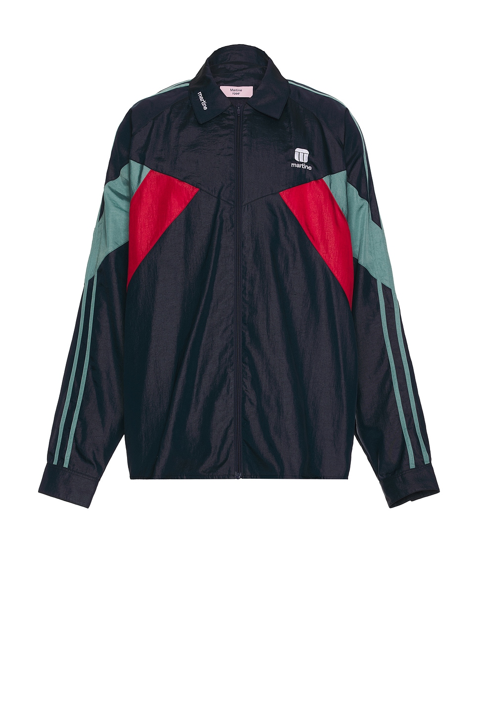 Image 1 of Martine Rose Shirt Track Jacket in Blue Navy