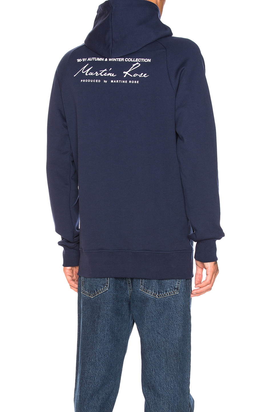 Image 1 of Martine Rose Classic Hoodie in Navy