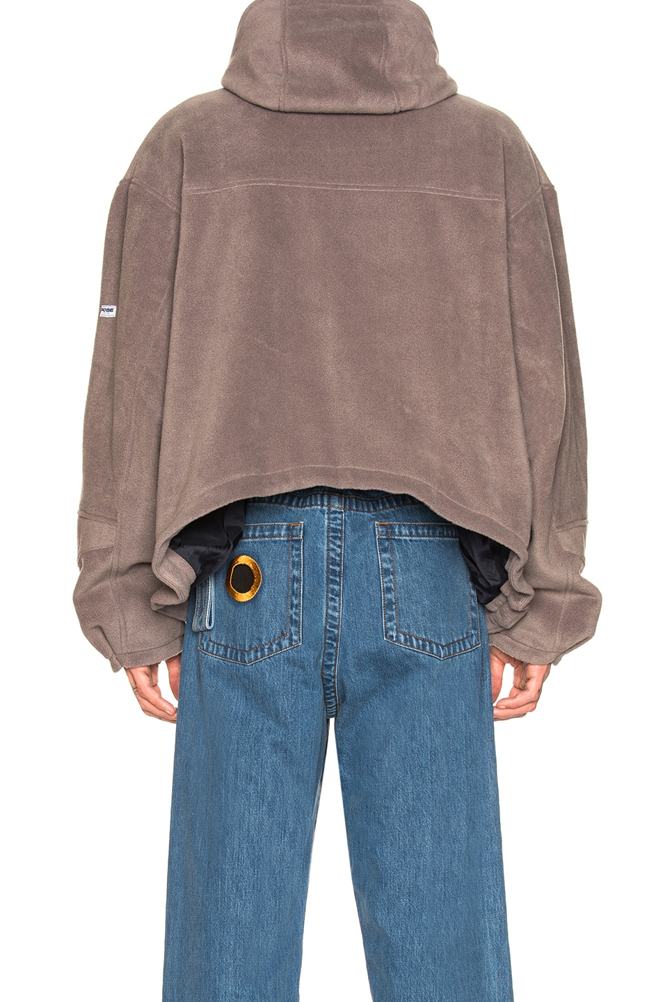 Martine Rose Fleece Jacket in Grey FWRD