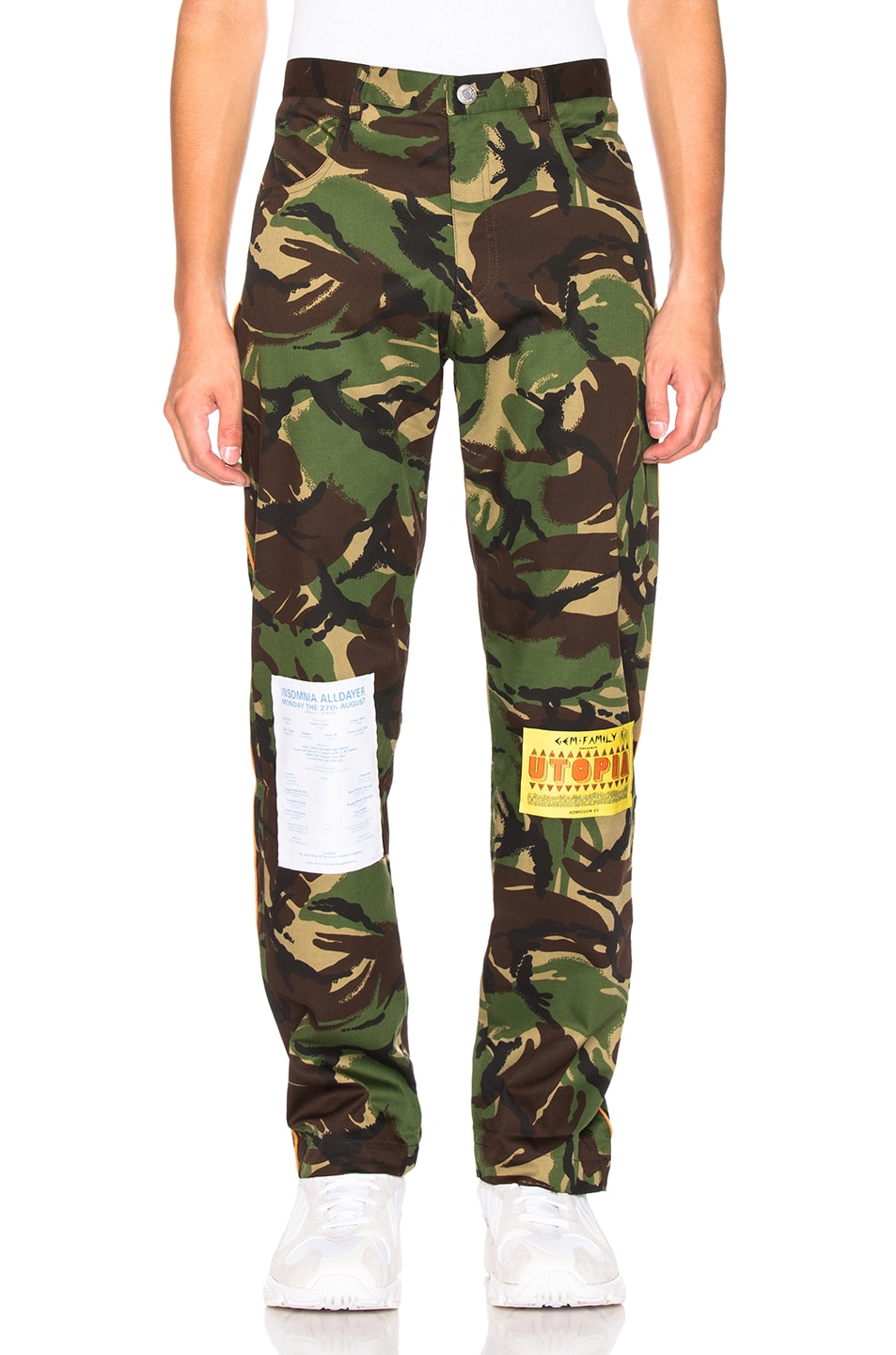 Image 1 of Martine Rose Camo Trouser in Green