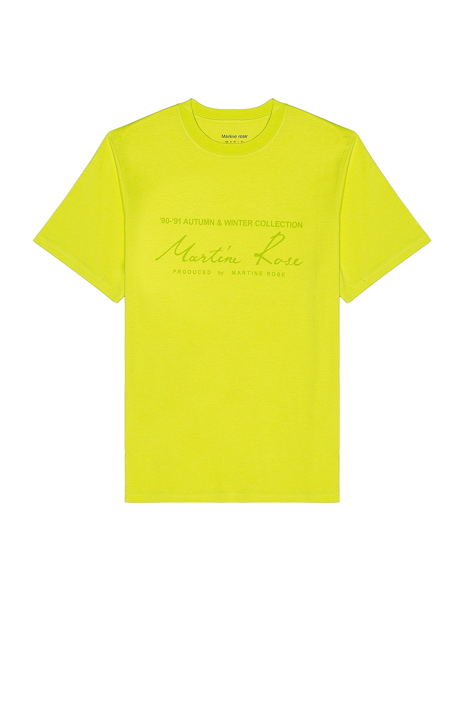 Image 1 of Martine Rose Classic T-Shirt in Apple Green