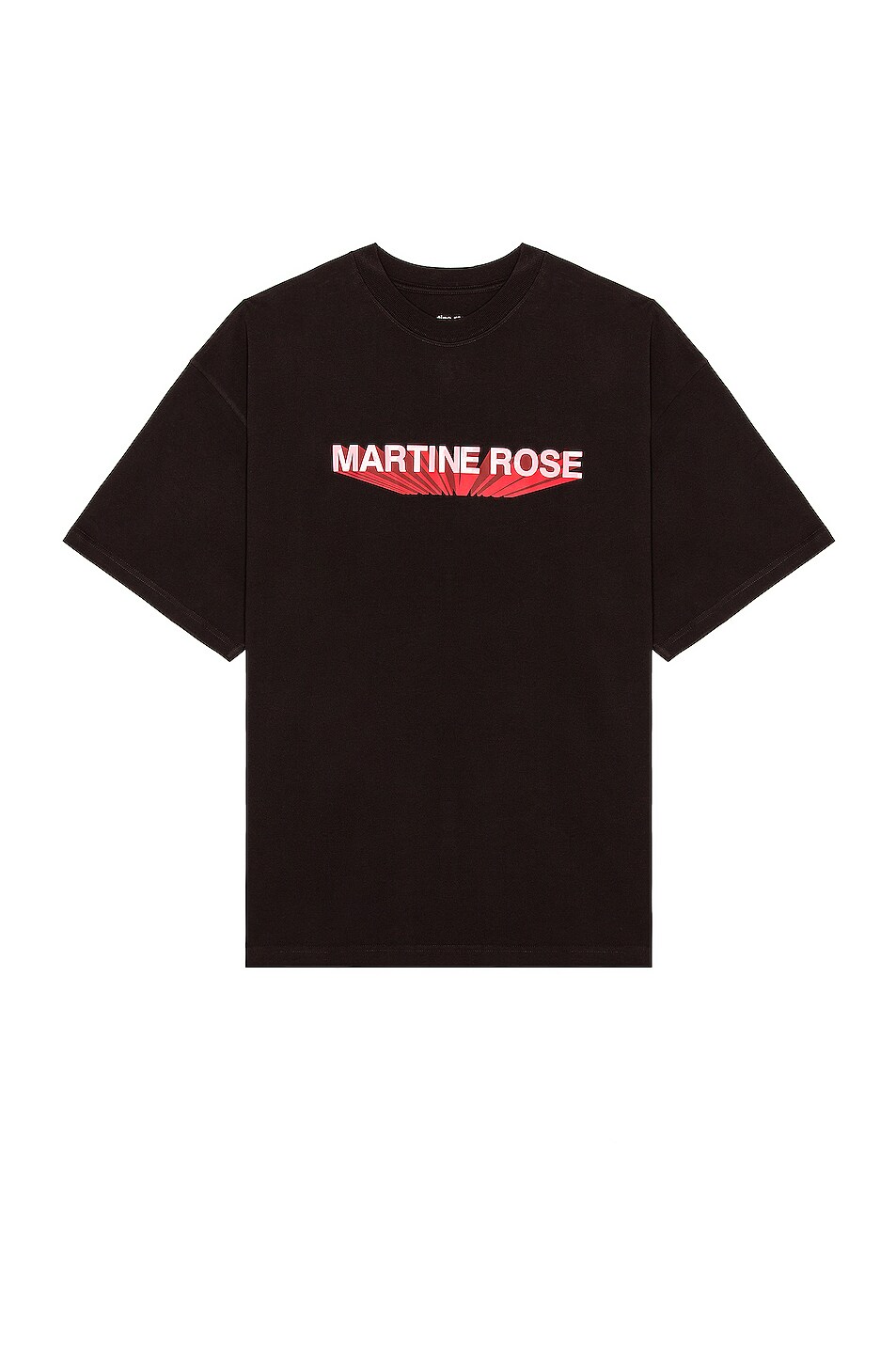 Image 1 of Martine Rose Logo Oversized T-Shirt in Black