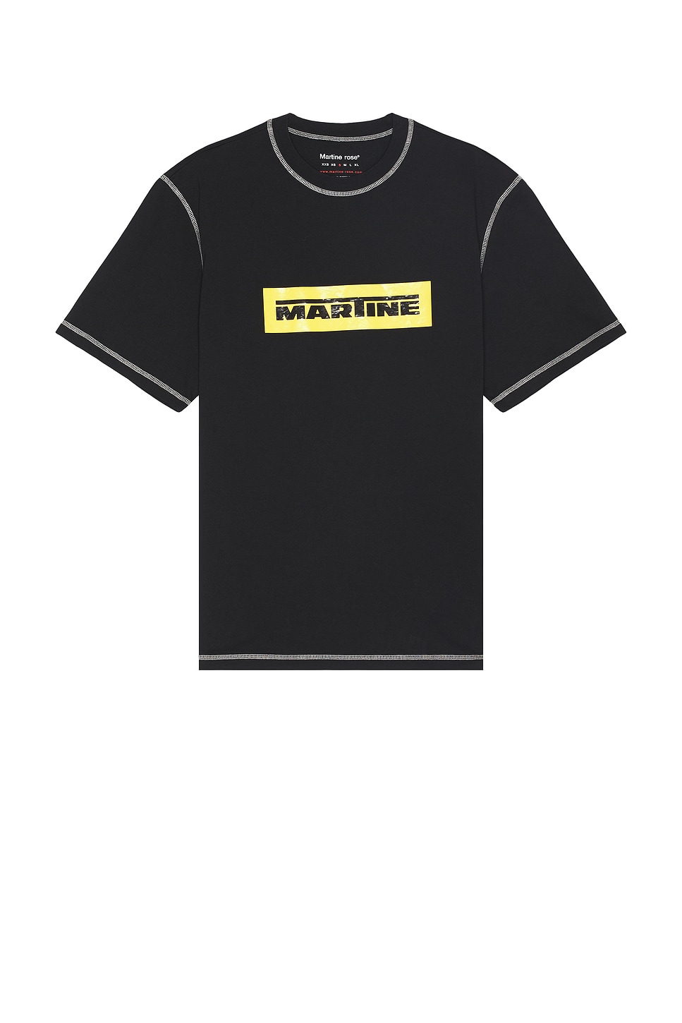 Image 1 of Martine Rose Classic T-Shirt in Black Pirelli