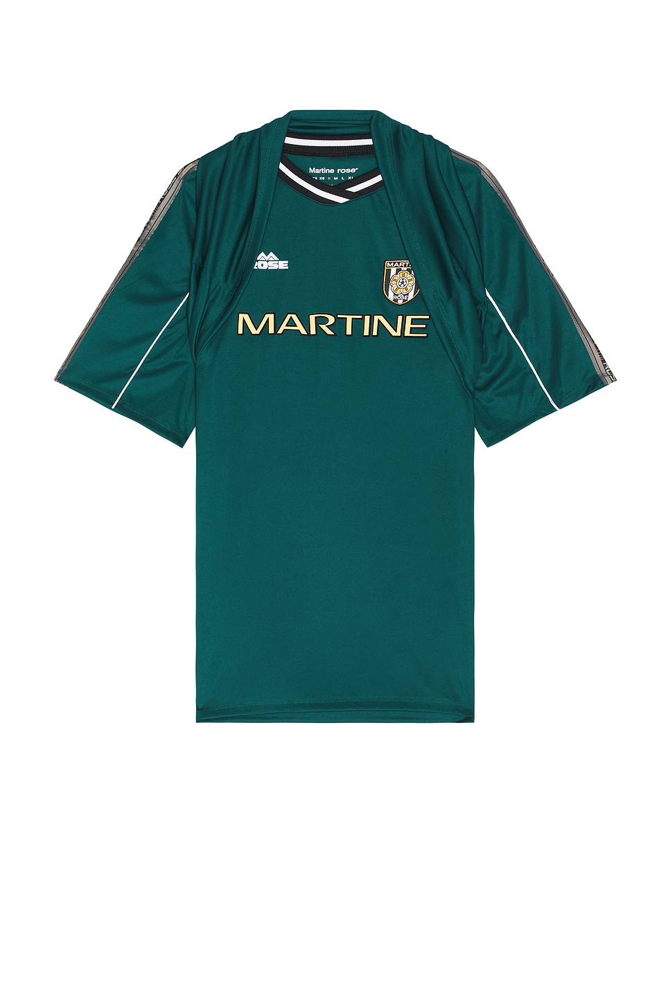 Image 1 of Martine Rose Celebration Football Top in Green