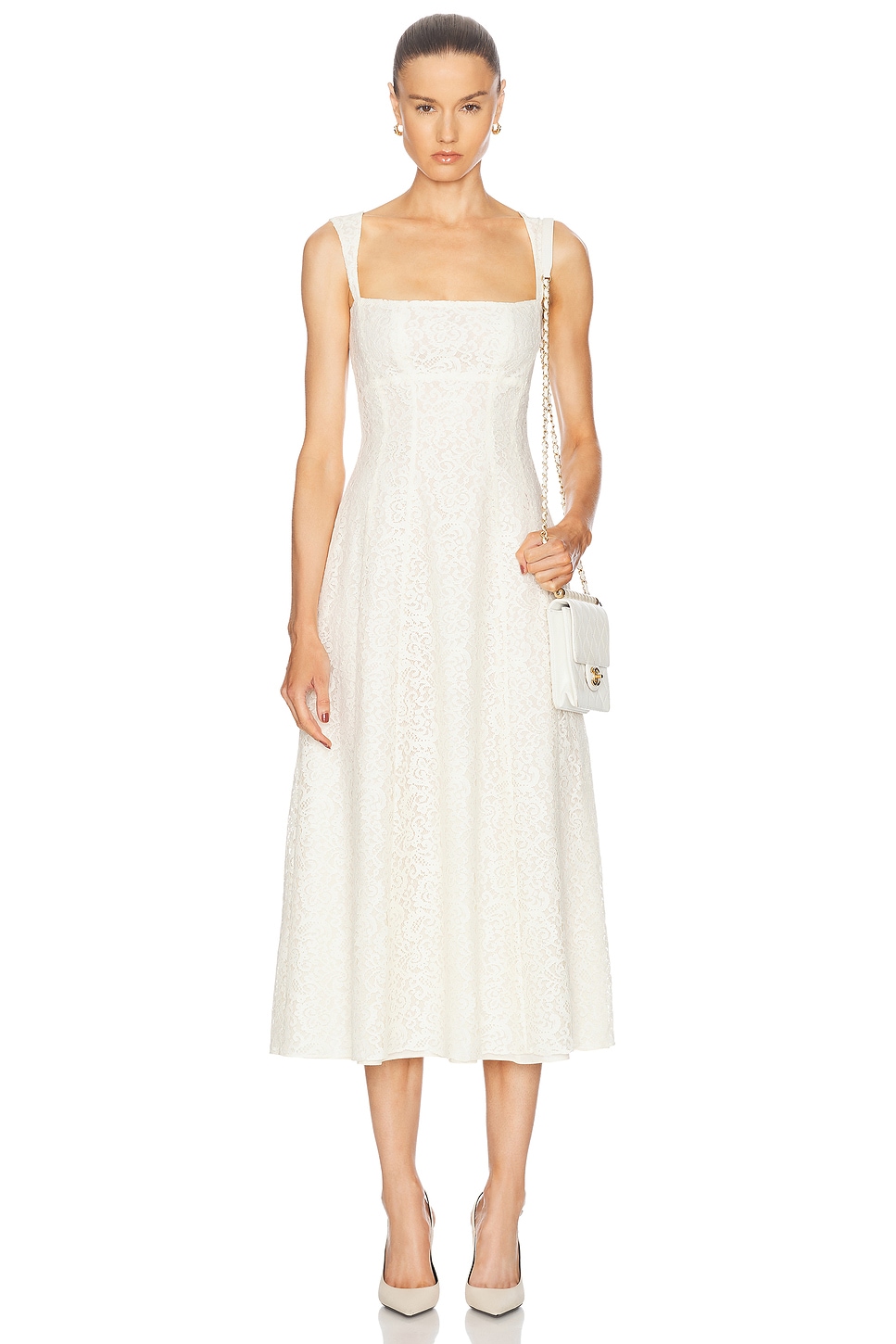 Shop Mirror Palais The Macaron Dress In Ivory