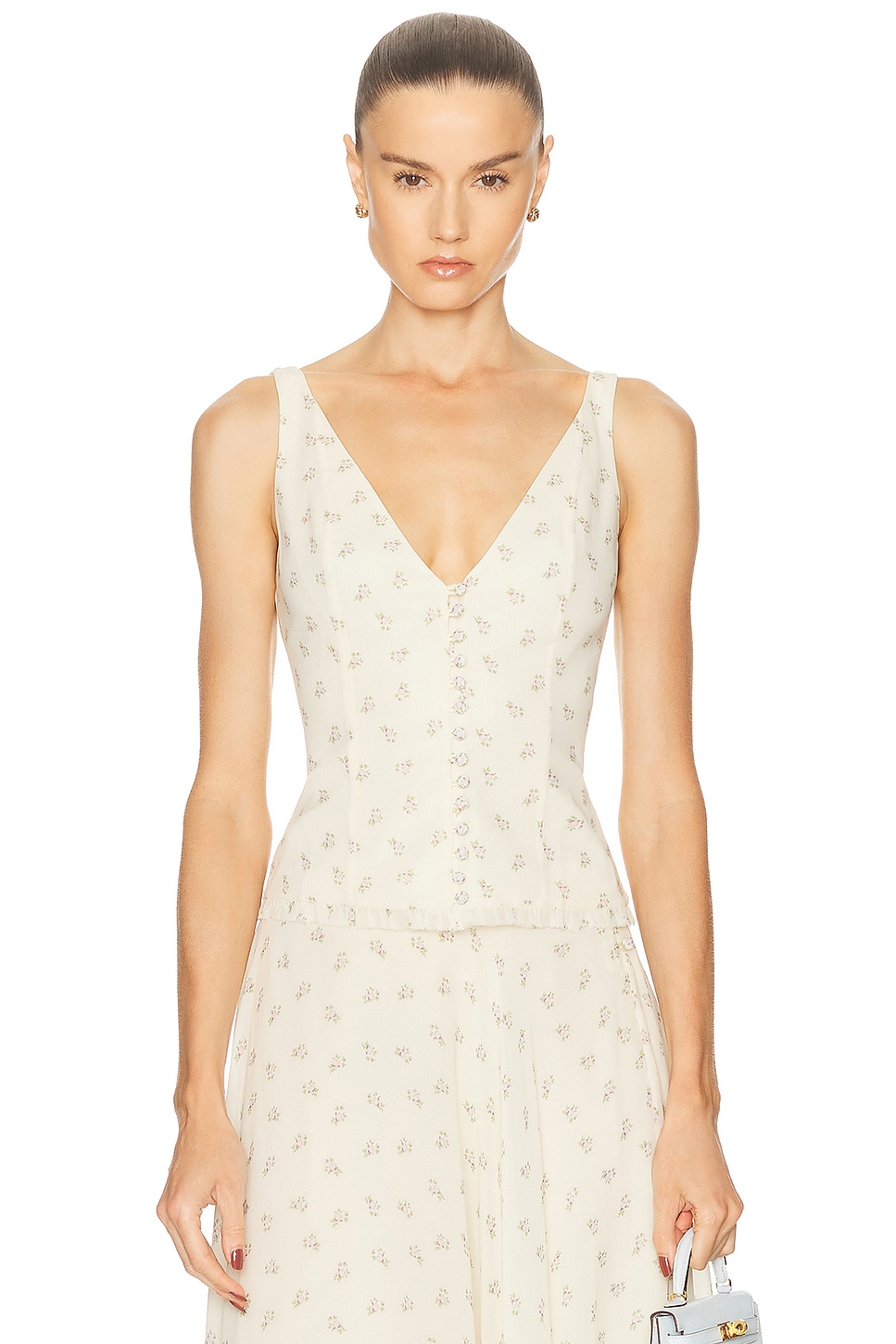 Buttercream Rose Vest in Yellow