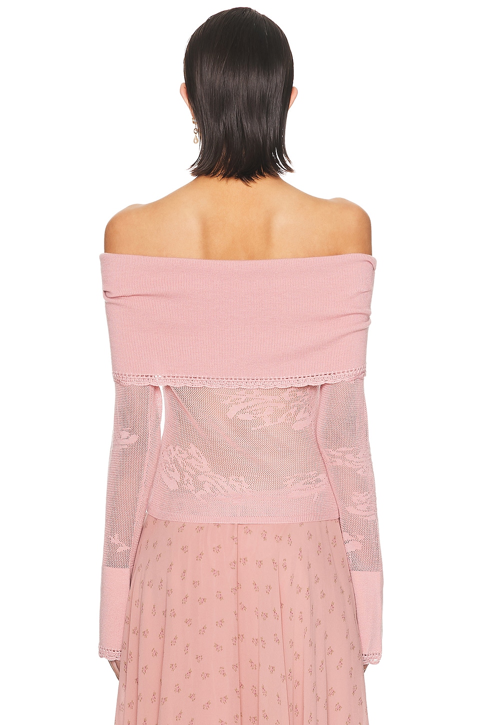 Mirror Palais Off The Shoulder Knit Top