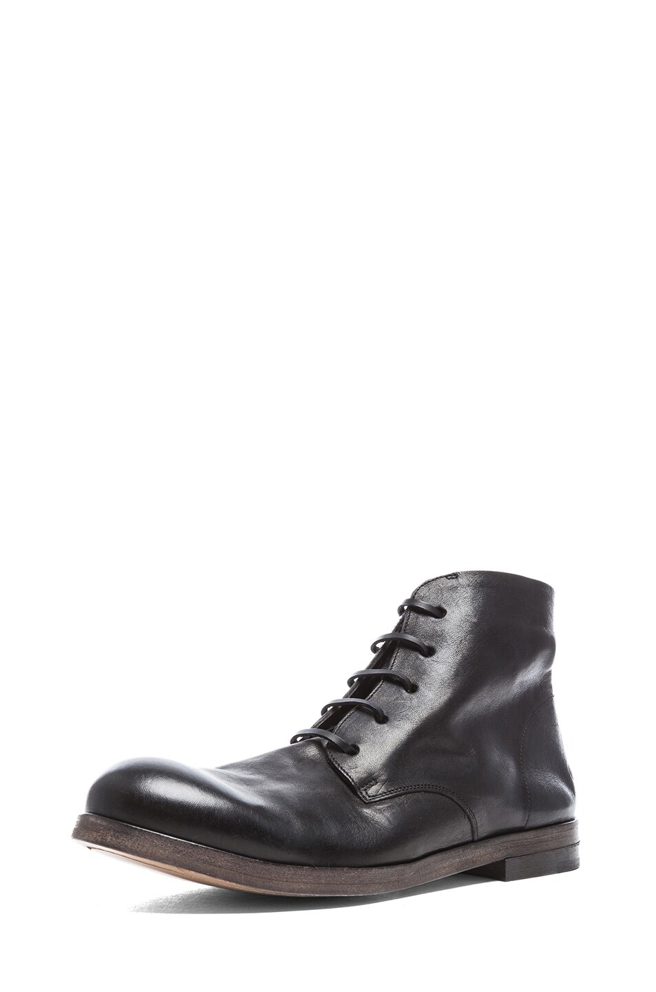Image 1 of Marsell Zucchetta Leather Boots in Black