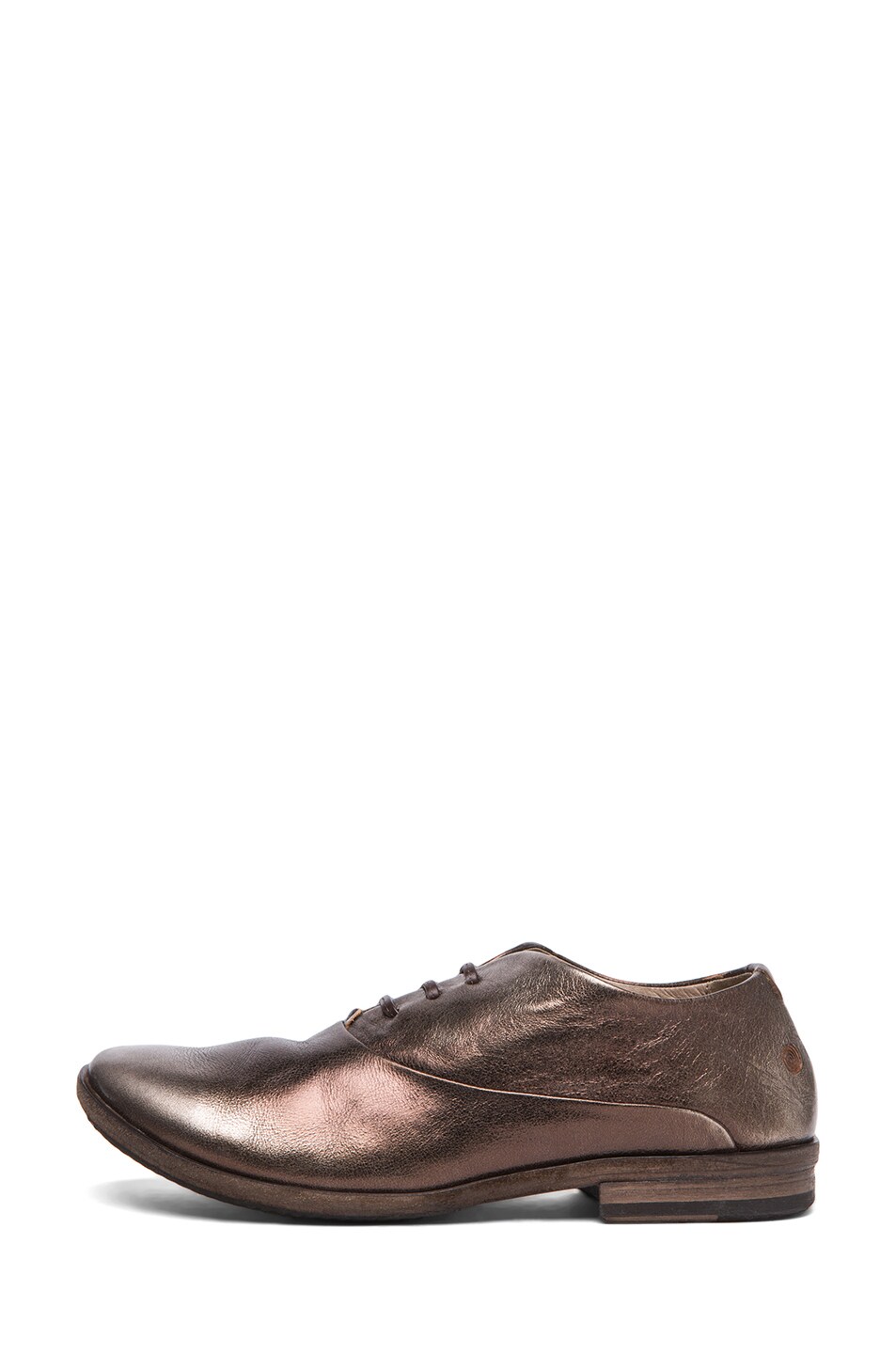 Image 1 of Marsell Se Metallic Leather Oxfords in Tobacco Metallic