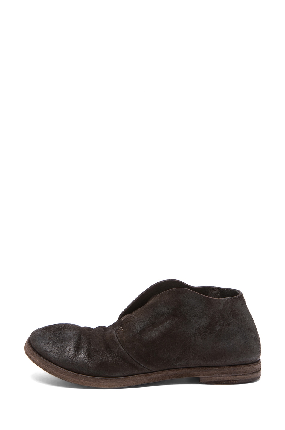 Image 1 of Marsell Listello Suede Bootie in Dark Brown