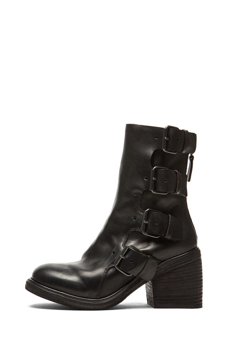 Image 1 of Marsell Zuccotta Leather Boots in Black