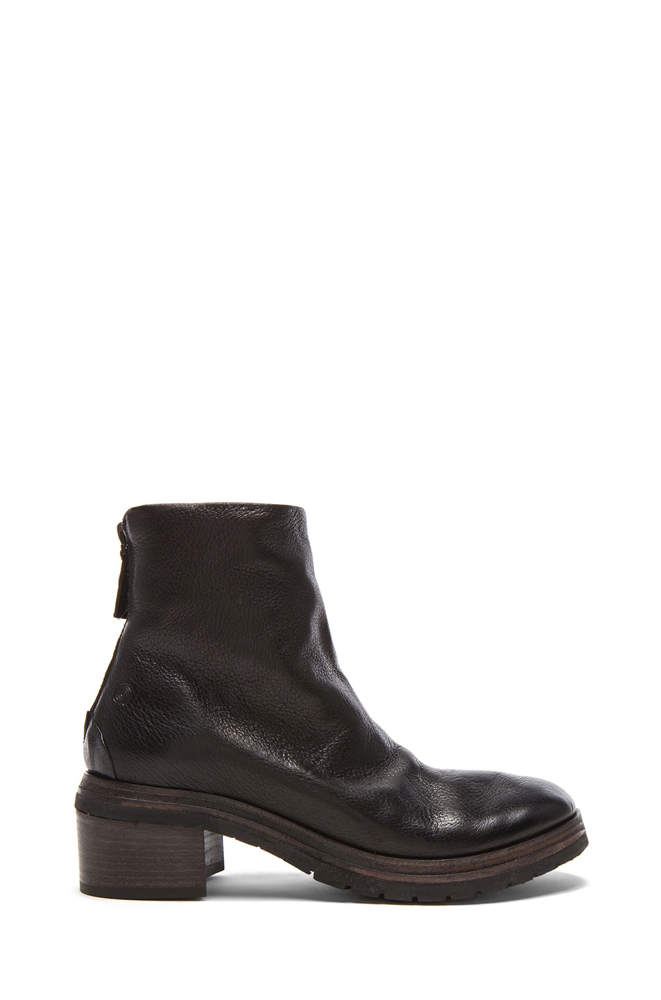 Image 1 of Marsell Utility Leather Ankle Boots in Nero