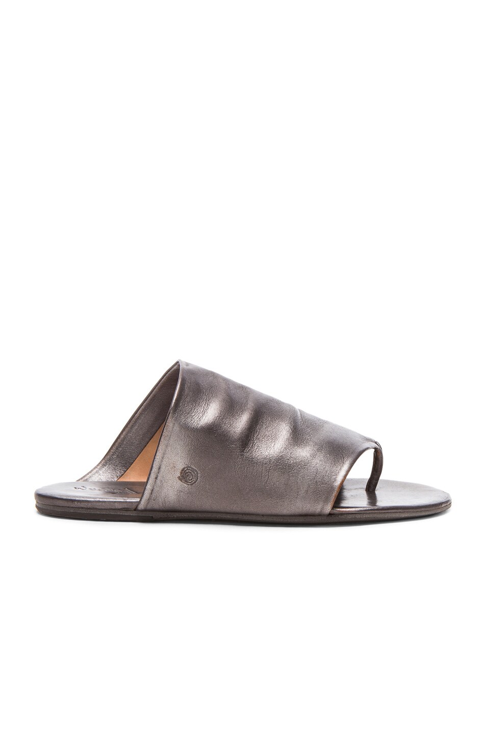 Image 1 of Marsell Leather Sandals in Silver