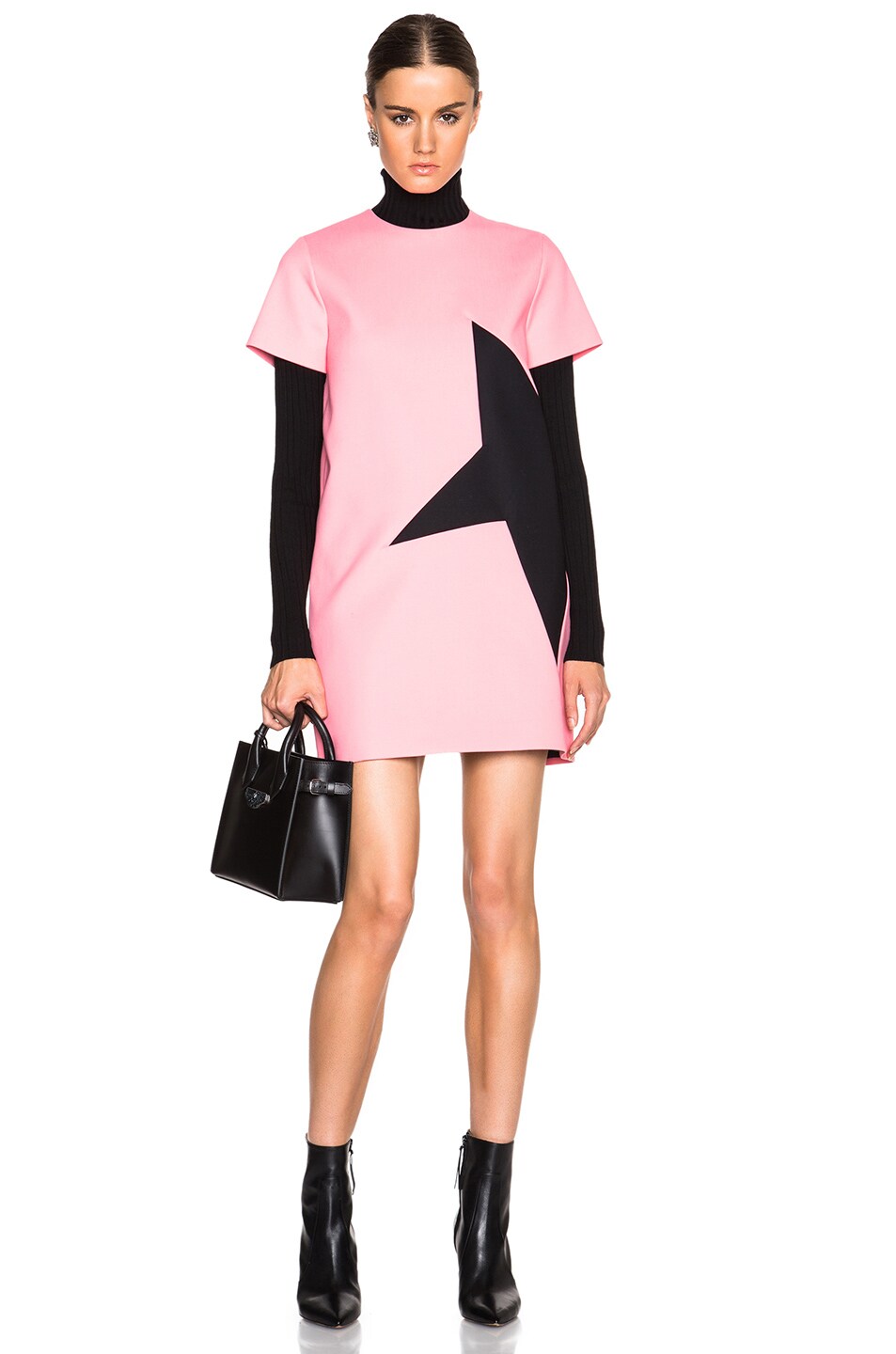 Image 1 of MSGM Star Insert Dress in Pink