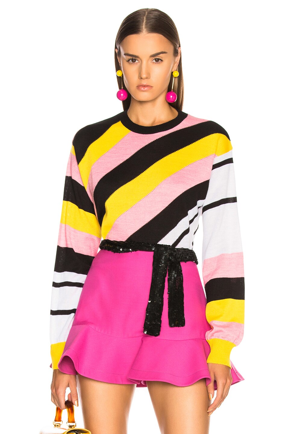 Image 1 of MSGM Knit Sweater in Multicolor