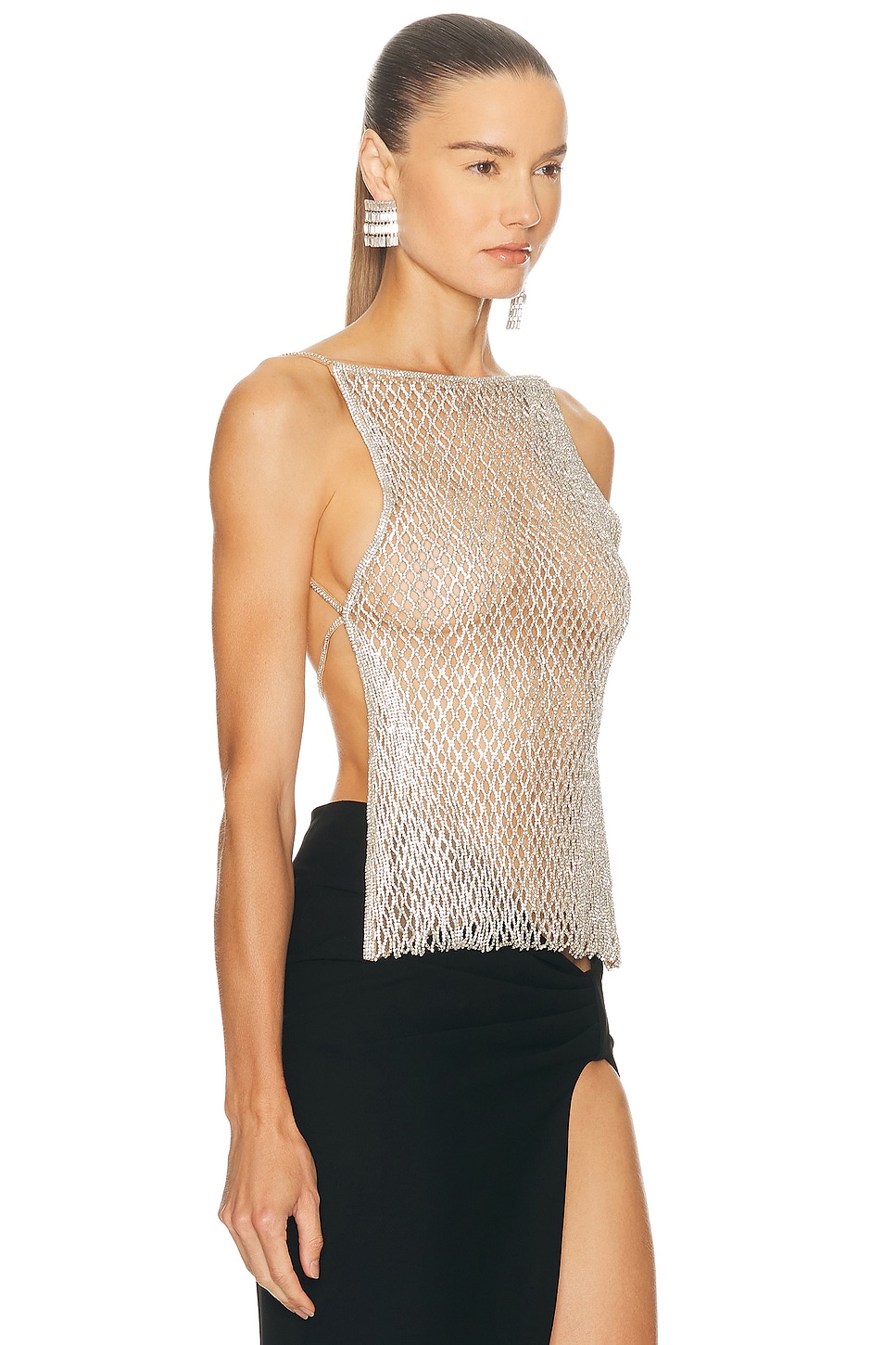 May Mashiah Alice Top In White