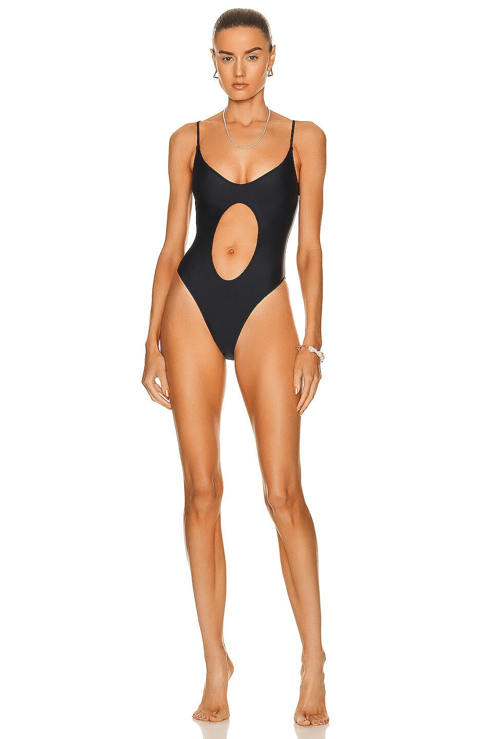 Image 1 of Melissa Simone One Piece Swimsuit in Black