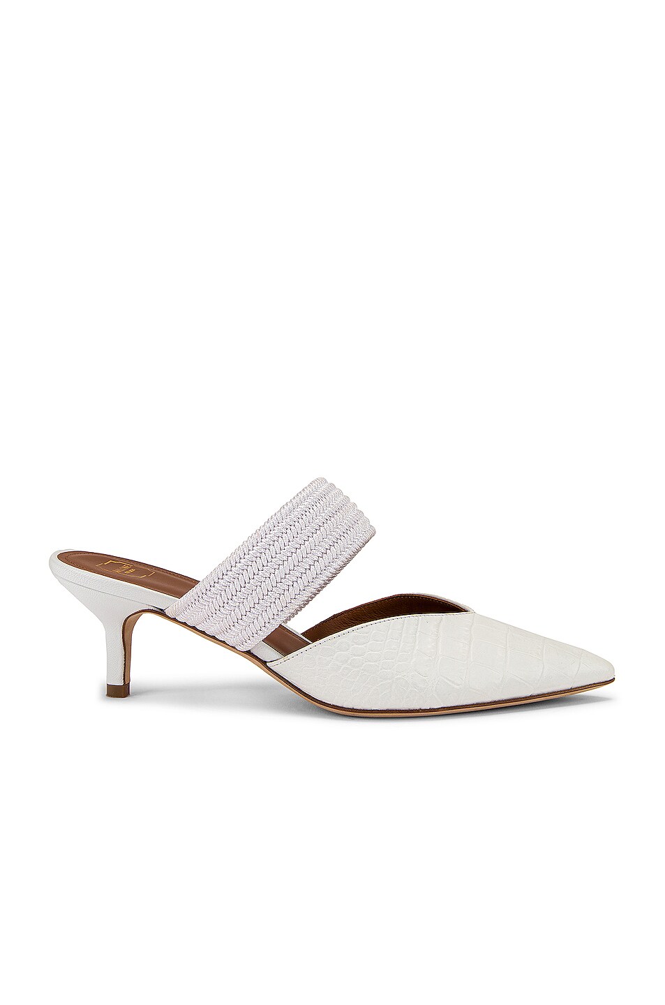 Image 1 of Malone Souliers Maisie 45 Heel in White