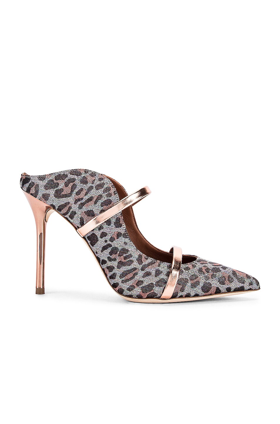 Image 1 of Malone Souliers Maureen 100 Heel in Multicolor & Rose Gold